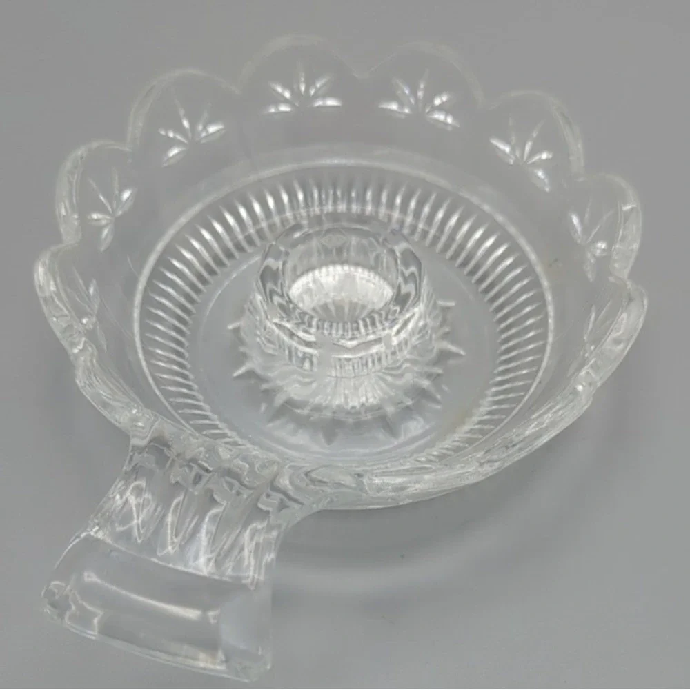 Vintage Partylite Clear Lead Crystal Chamberstick, Exellent Used Condition - Picture 5 of 11